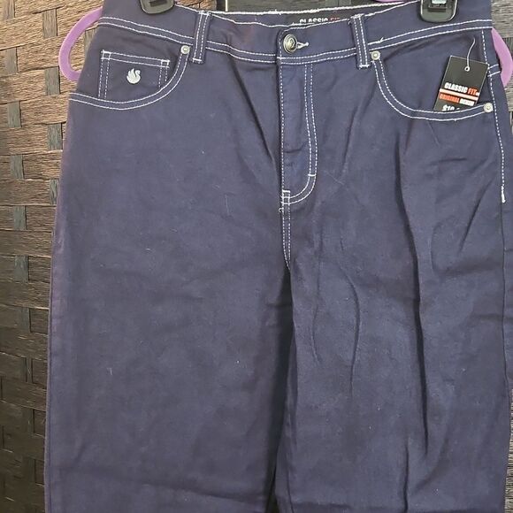 NWT Classic Fit Original Denim Dark Blue Jeans Size 30 - Picture 3 of 9